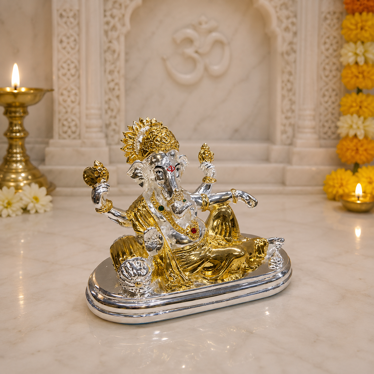 Silver Ganesh Ji